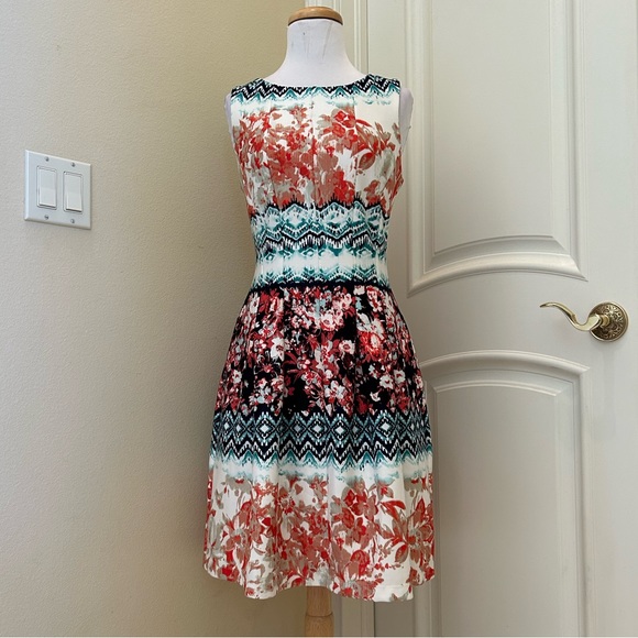 Gabby Skye Dresses Nwt Gabby Skye Colorful Knit Dress With Vertical